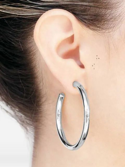 Jennifer Fisher Lilly Baby hoop earrings Silver JFB00652SILVER