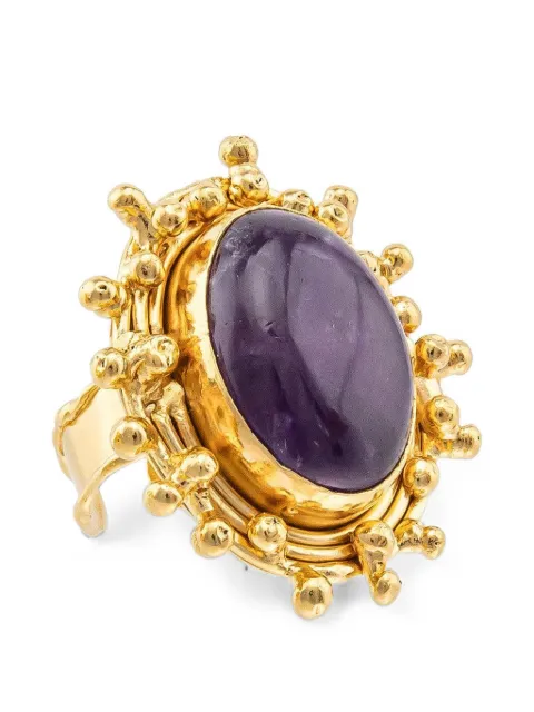 Sylvia Toledano amethyst gold-plated ring Gold R28A