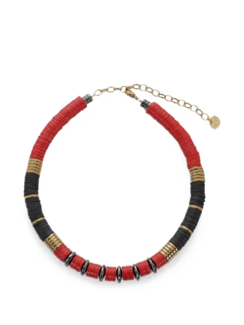 Hijas de Puka beaded necklace Red JP02810