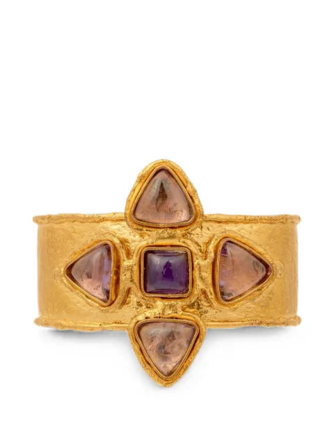 Sylvia Toledano Sultan amethyst cuff bracelet Gold C169A