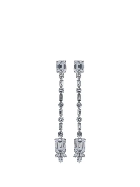 Fantasia by Deserio drop earrings Silver EF620