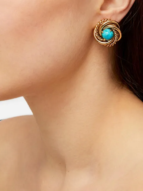 Gas Bijoux Atika twisted-rope earrings Gold ATIKABISO581