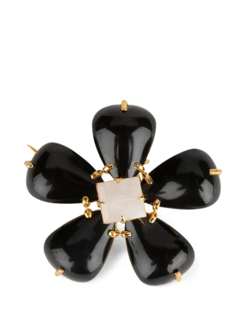 Bounkit Jewelry Claudine flower brooch Gold PN5P1