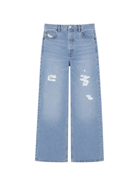 FRAME distressed wide-leg jeans Blue 2002874
