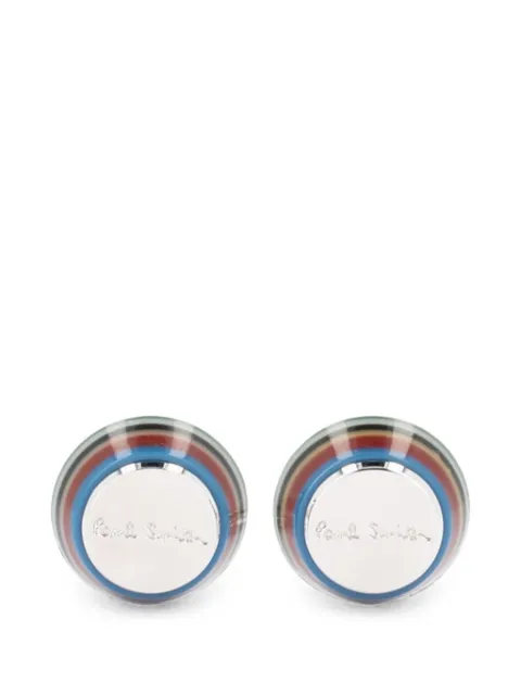 Paul Smith Artist Stripe cufflinks Silver M1ACUFFWTAPER92