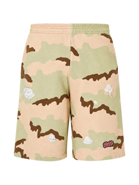 BOTT camouflage-print embroidered-patch shorts Neutrals BOTTSS26058DESER