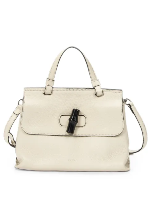 Gucci Pre-Owned small Bamboo Daily tote bag Neutrals 370831527066