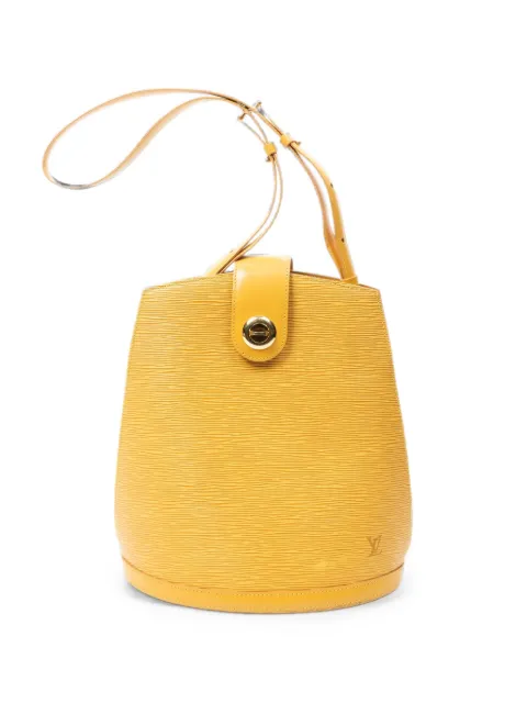 Louis Vuitton Pre-Owned Cluny shoulder bag Yellow SP1907