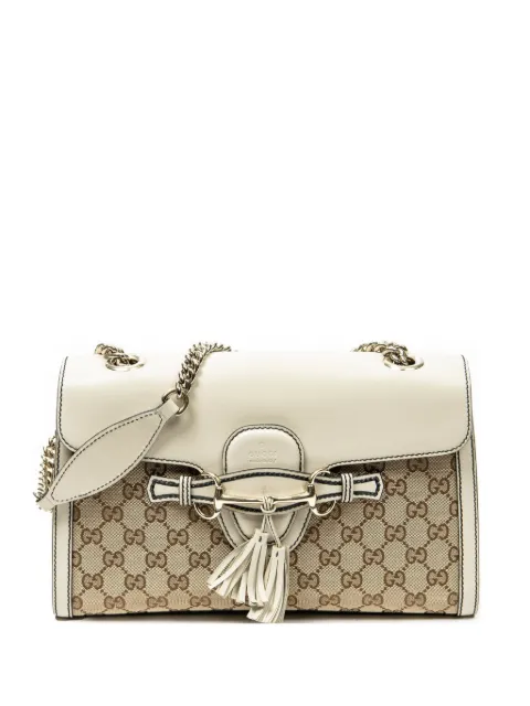 Gucci Pre-Owned medium Emily GG Supreme shoulder bag Neutrals 295402213317
