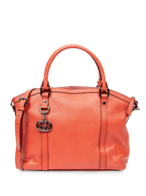 Gucci Pre-Owned medium GG-charm tote bag Red 341503