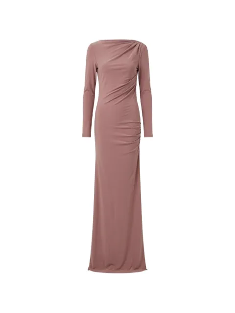 THE ANDAMANE Sophie ruched maxi dress Pink T200129A