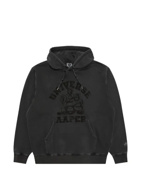 AAPE BY *A BATHING APE® AAPER graphic hoodie Black AAPSWMC369XXP
