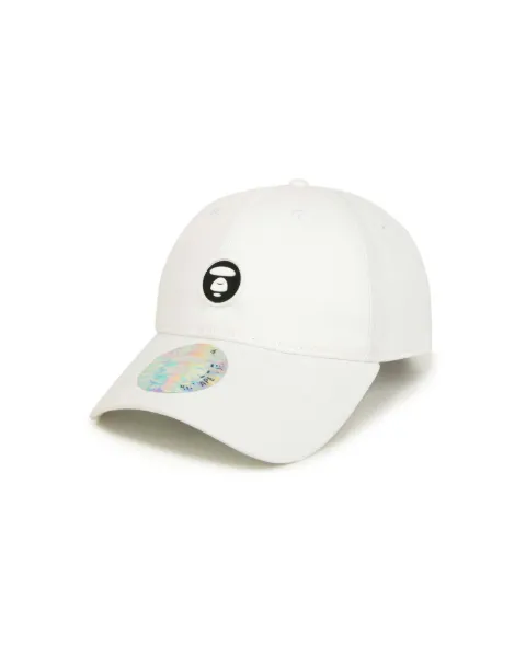 AAPE BY *A BATHING APE® Moonface logo cap White AAPCPM4865XXO