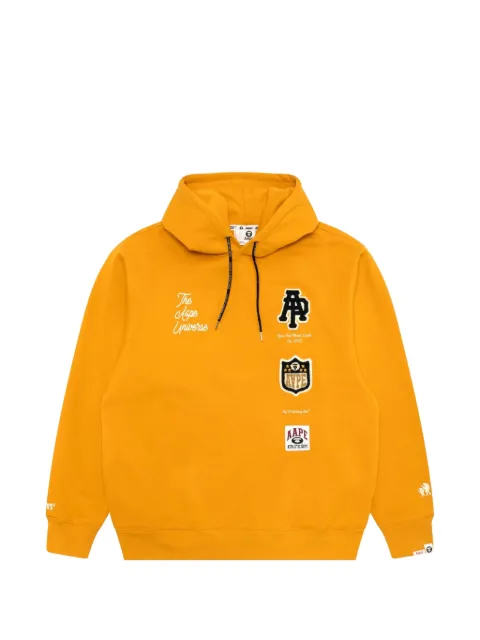 AAPE BY *A BATHING APE® AAPEUNVS embroidered hoodie Yellow AAPSWMC386XXP