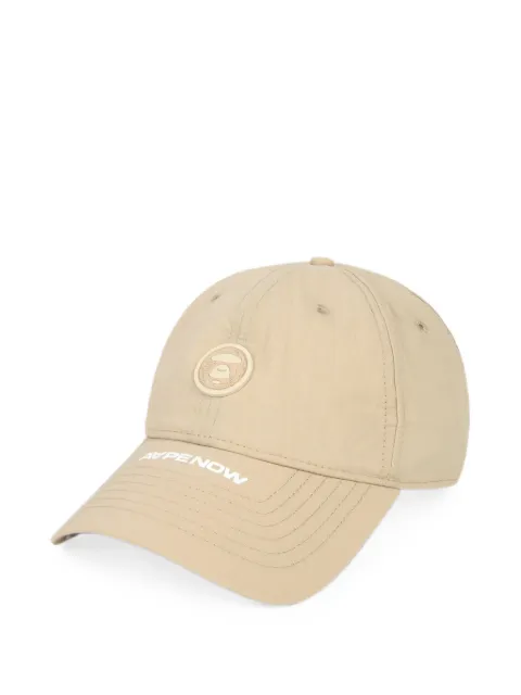 AAPE BY *A BATHING APE® Moonface logo cap Neutrals AAPCPM5176XXO