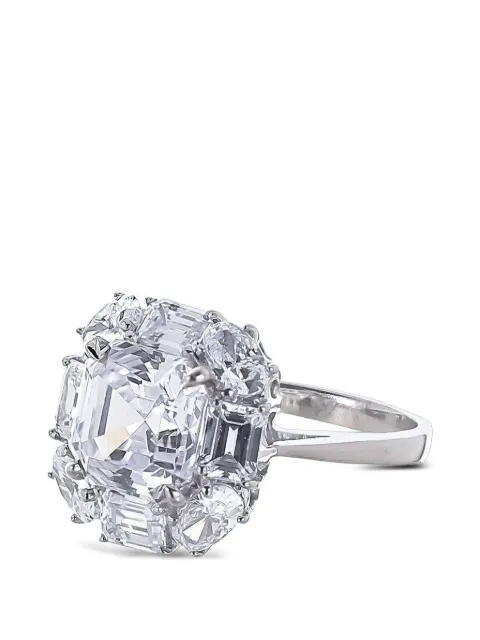 Fantasia by Deserio halo ring Silver F556