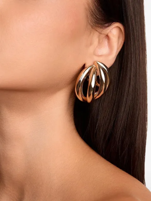 Jennifer Fisher Abstract line earrings Gold 550071