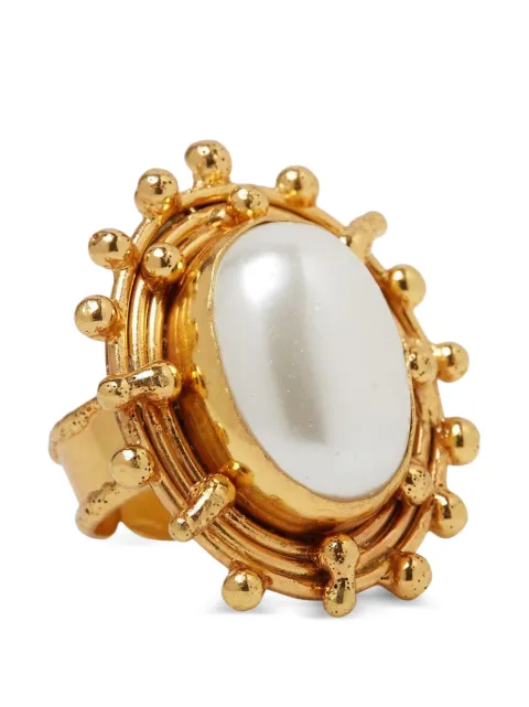 Sylvia Toledano StoneDots pearl-embellished ring Gold R28F