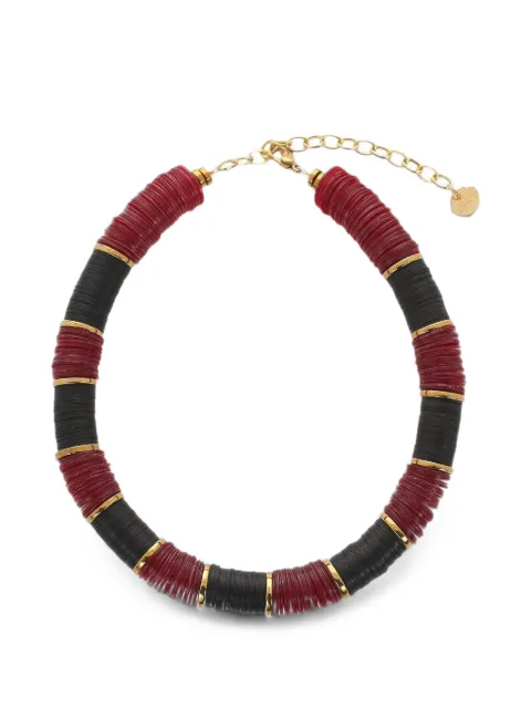Hijas de Puka hematite-disc necklace Gold JP00212