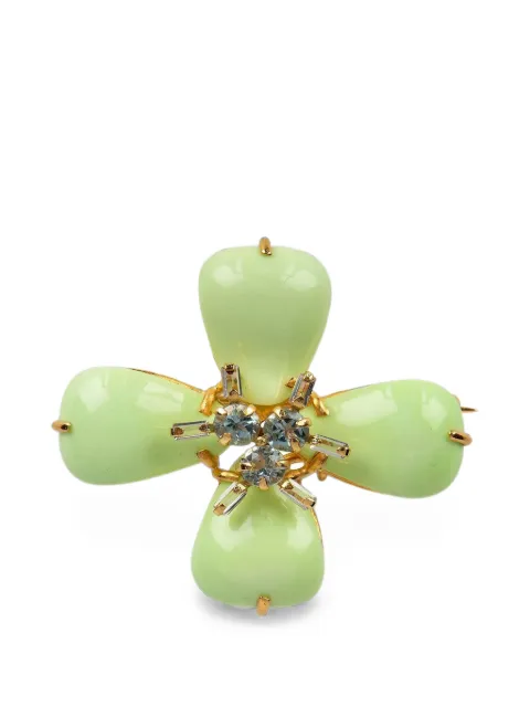 Bounkit Jewelry Armanie chrysoprase brooche Gold PN4PT1