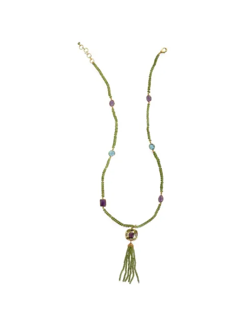 Bounkit Jewelry Dominique tassel-drop necklaces Gold PNDTSL4P
