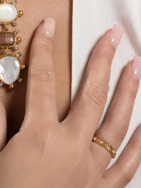 Gas Bijoux Bambini Liane crystal-embellished ring Gold GBAMBINIOSCRYSTAL