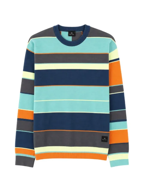 Paul Smith striped cotton sweater Blue M2RA031W22764