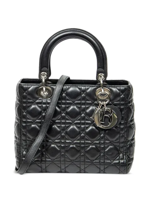 Christian Dior Pre-Owned Lady Dior Cannage two-way bag Black 18MA0125