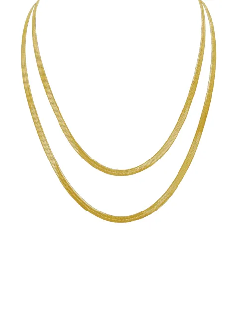 HZMER JEWELLERY Celestial layered necklaces (set of two) Gold SLCCLNSG004