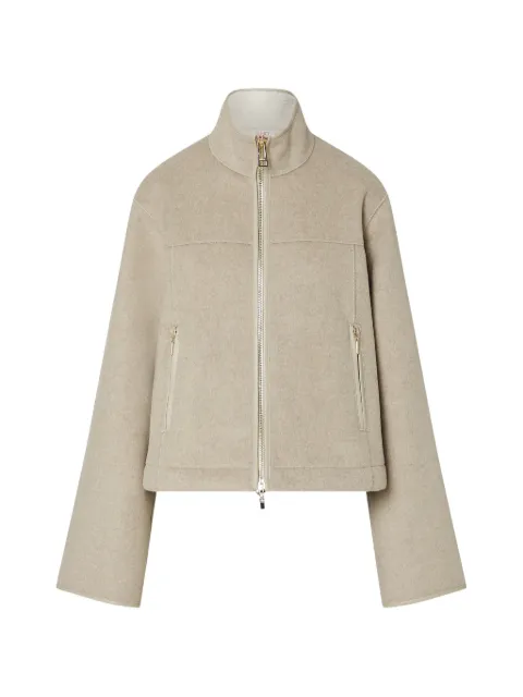 LIU JO boxy synthetic shearling coat Neutrals TF6113T772A02114