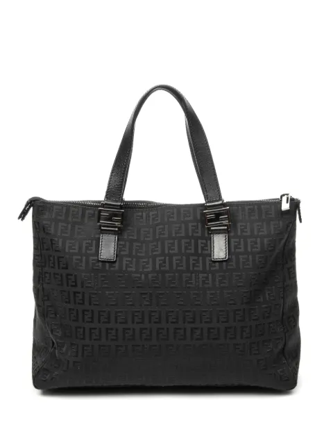 Fendi Pre-Owned Roll Zucca tote bag Black 24088BH138JQ5079