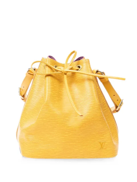 Louis Vuitton Pre-Owned Epi Noé PM bucket bag Yellow AR0915