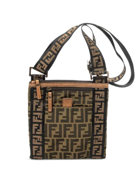 Fendi Pre-Owned Zucca cross body bag Brown 23057VA186MX7089