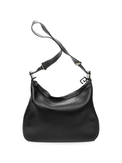 Gucci Pre-Owned Attache G-plaque shoulder bag Black 00133413444