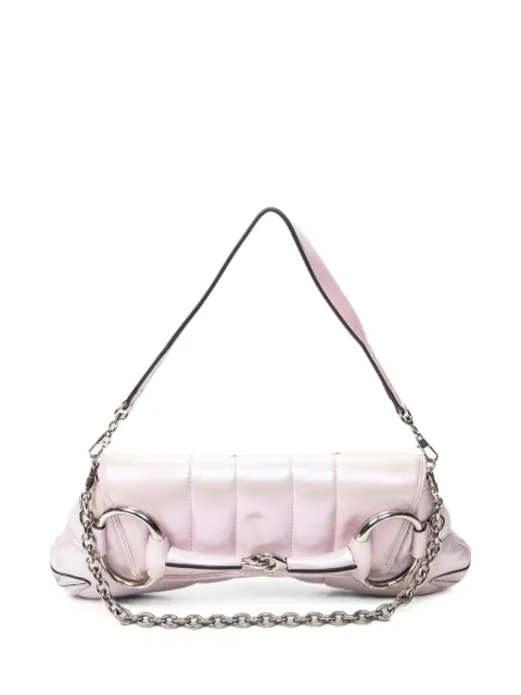 Gucci Pre-Owned medium Horsebit chain tote bag Pink 764255498879