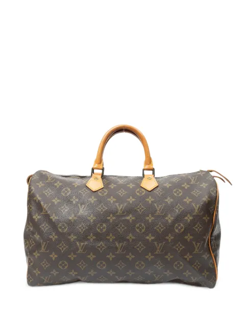 Louis Vuitton Pre-Owned Monogram Speedy 40 holdall bag Brown 852SA