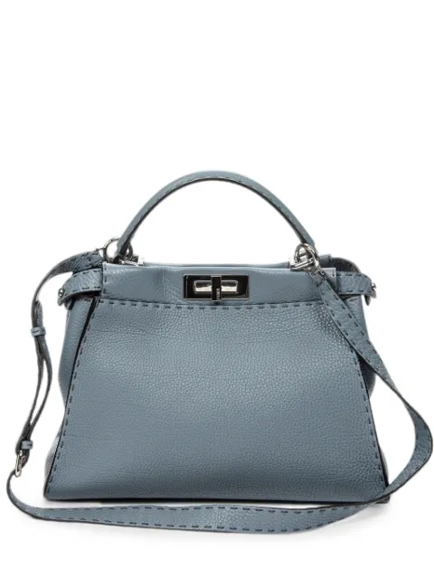Fendi Pre-Owned medium Peekaboo tote bag Blue 8BN290Q0J1798040