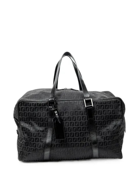 Fendi Pre-Owned Collapsible Zucchino-pattern travel bag Black 34927VS004028