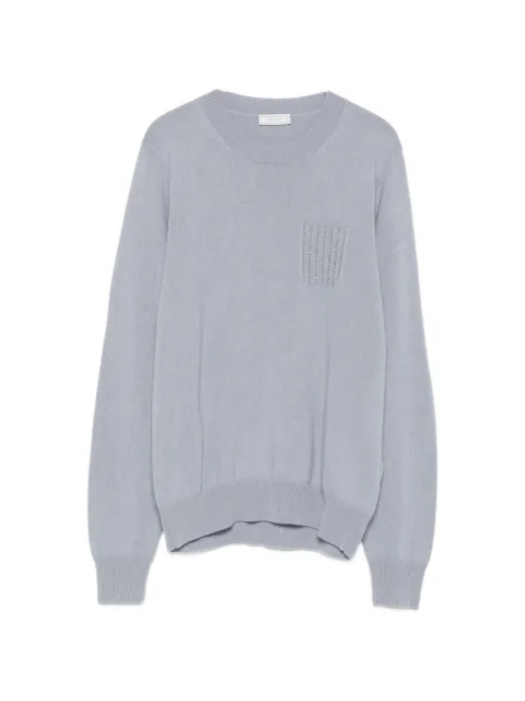 Peserico sequin-embellished sweater Blue A99202F12A9283A85