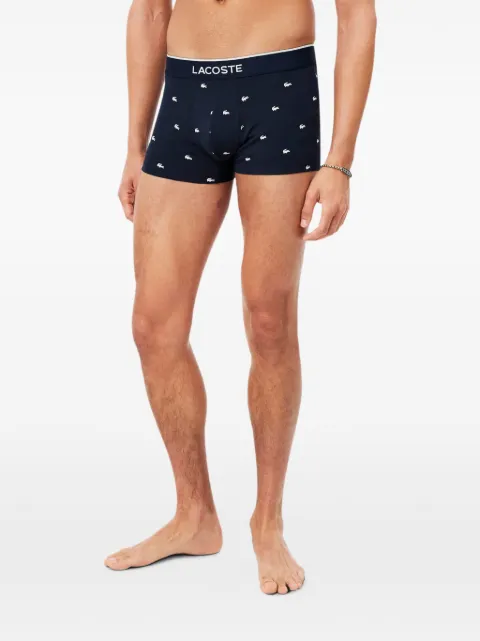 Lacoste logo-print boxers (set of three) Blue 5H1299