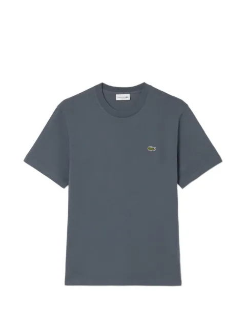 Lacoste logo-patch crew-neck T-shirt Grey TH7318