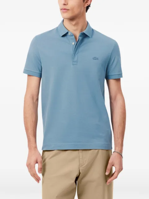 Lacoste Paris logo-patch polo shirt Blue PH5522