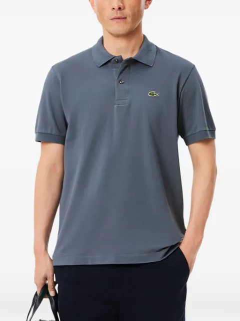 Lacoste L.12.12 logo-patch piqué polo shirt Grey PH9851