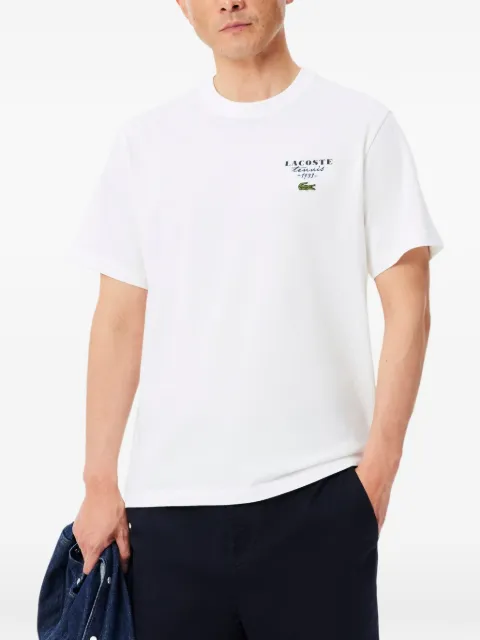 Lacoste graphic-print T-shirt White TH2430