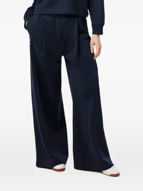 Lacoste pleat-front piqué sweatpants Blue XF856300