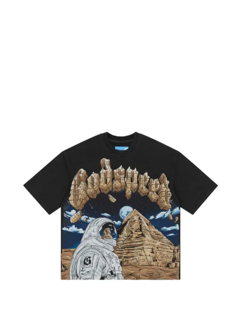 GODSPEED Sphinx Guardian graphic-print T-shirt Black GSGTNGBLACKSS26