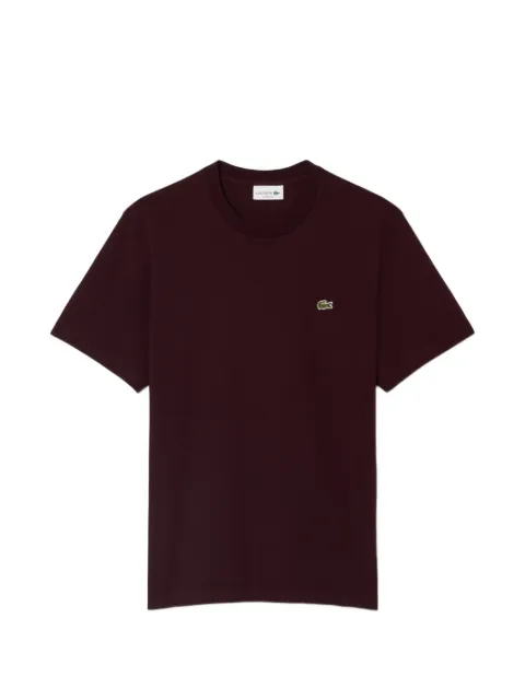 Lacoste logo-patch crew-neck T-shirt Red TH7318