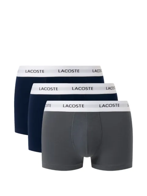 Lacoste logo-waistband boxers (set of three) Grey 5H5150