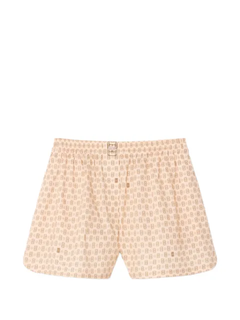 Lacoste printed oversized bermuda shorts Pink FF8256