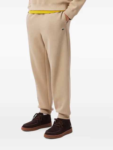 Lacoste logo-patch track pants Neutrals XH9455